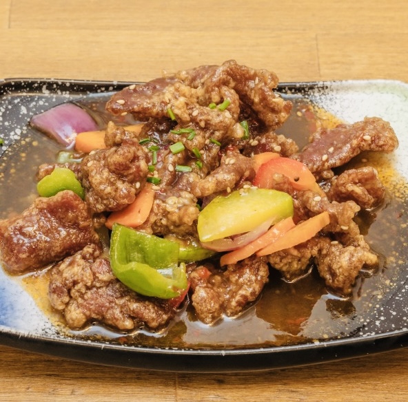 31D Ternera crujiente agripicante